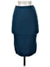 BCBGMAXAZRIA Solid Blue Casual Skirt Size S - photo 1