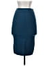 BCBGMAXAZRIA Solid Blue Casual Skirt Size S - photo 2