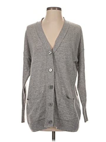 Aqua Cashmere Cardigan (view 1)