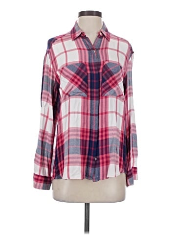 Express Long Sleeve Button-Down Shirt (view 1)