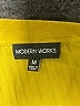 Modern Works 100% Polyester Yellow Short Sleeve Blouse Size M - photo 7