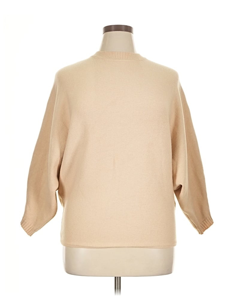Pre-owned Assorted Brands Pullover Sweater In Tan
