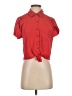 New Look Red Short Sleeve Blouse Size S - photo 1