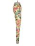 Dona Jo Print Green Leggings Size S - photo 4