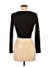 Shein Black 3/4 Sleeve T-Shirt Size 6 - photo 2