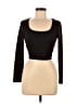Shein Black 3/4 Sleeve T-Shirt Size 6 - photo 1