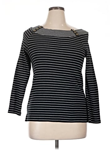 Jones New York Signature 3/4 Sleeve T-Shirt (view 1)