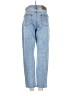 Missguided Hearts Blue Jeans Size 4 - photo 2
