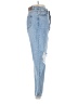 Missguided Hearts Blue Jeans Size 4 - photo 4