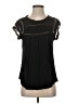 Daniel Rainn 100% Rayon Black Short Sleeve Blouse Size S - photo 1