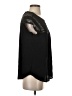 Daniel Rainn 100% Rayon Black Short Sleeve Blouse Size S - photo 4