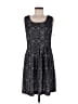 George Paisley Black Casual Dress Size M - photo 1