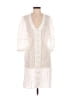 CAbi 100% Polyester White Casual Dress Size 8 - photo 1