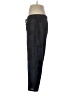 Eileen Fisher Plaid Black Blue Silk Pants Size L - photo 5