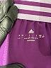 Adidas 100% Polyester Color Block Purple Athletic Shorts Size L - photo 3