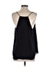 Ann Taylor LOFT 100% Polyester Black Sleeveless Blouse Size M - photo 2