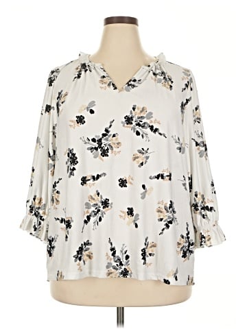 MELLODAY 3/4 Sleeve Blouse (view 1)