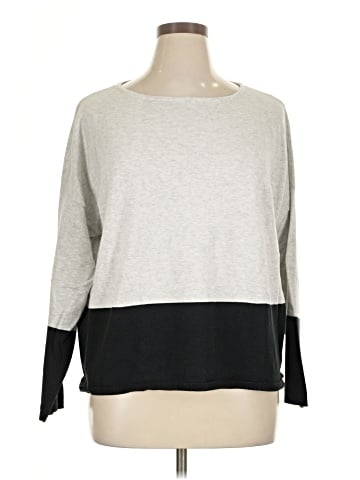 Joan Vass 3/4 Sleeve T-Shirt (view 1)