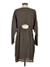 Gap Solid Gray Casual Dress Size S - photo 2