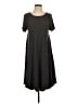Lularoe Solid Gray Casual Dress Size S - photo 1