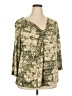 Ruby Rd. Green 3/4 Sleeve Blouse Size 2X - photo 1