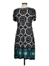 Assorted Brands Print Black Casual Dress Size 10 - photo 2