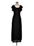Venus Solid Black Casual Dress Size L - photo 1