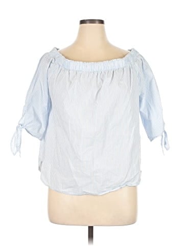 H&M L.O.G.G. 3/4 Sleeve Blouse (view 1)
