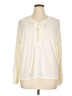 Torrid Ivory Long Sleeve Blouse Size 1X Plus (1) - photo 1