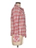 Splendid 100% Cotton Plaid Red Long Sleeve Button-Down Shirt Size M - photo 4