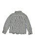Lands' End 100% Baumwolle Checkered-gingham Blue Long Sleeve Button-Down Shirt Size M (kids) - photo 2