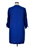 CeCe 100% Polyester Solid Blue Casual Dress Size 14 - photo 2