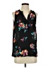 Alice Blue 100% Polyester Black Sleeveless Blouse Size S - photo 1