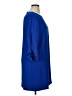 CeCe 100% Polyester Solid Blue Casual Dress Size 14 - photo 4