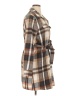 Unbranded Plaid Brown Coat Size XL (estimated) - photo 4