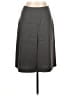 Barneys New York Gray Wool Skirt Size 10 - photo 1