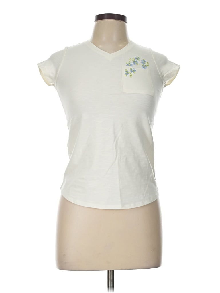 Pre-owned Matilda Jane Sleeveless T-shirt In Ivory