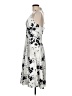 Alyn Paige Floral Silver Cocktail Dress Size 7 - 8 - photo 5