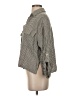 Max Studio Houndstooth Gray 3/4 Sleeve Button-Down Shirt Size S - photo 5