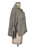 Max Studio Houndstooth Gray 3/4 Sleeve Button-Down Shirt Size S - photo 4