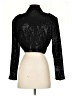By Anthropologie 100% Polyester Stars Black Jacket Size XXS - photo 2