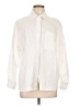 Stateside Ivory Long Sleeve Button-Down Shirt Size L - photo 1