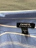 Express Stripes Blue Long Sleeve Button-Down Shirt Size XL - photo 7