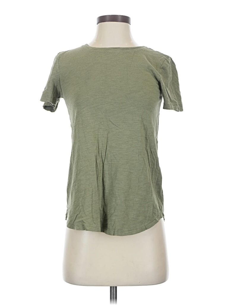 Pre-owned 24/7 Maurices Short Sleeve T-shirt In Green