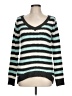 rue21 100% Acrylic Stripes Teal Pullover Sweater Size L - photo 1