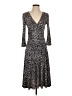 Lily Animal Print Gray Casual Dress Size S - photo 1