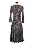 Lily Animal Print Gray Casual Dress Size S - photo 2