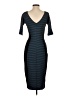 Weston Stripes Blue Cocktail Dress Size S - photo 2
