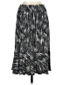 SHEN 100% Rayon Chevron-herringbone Black Casual Skirt Size 2 - photo 1