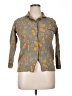 Unbranded Gray 3/4 Sleeve Button-Down Shirt Size XL - photo 1